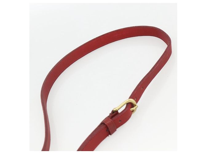 Borsa a Mano in Pelle Coach 2 in 1 Rossa Oro Auth YKZ1034 Rosso D'oro - vista 10