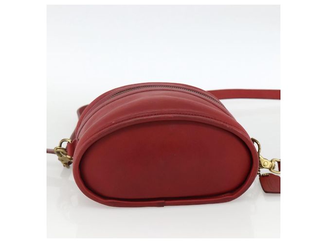 Borsa a Mano in Pelle Coach 2 in 1 Rossa Oro Auth YKZ1034 Rosso D'oro - vista 11