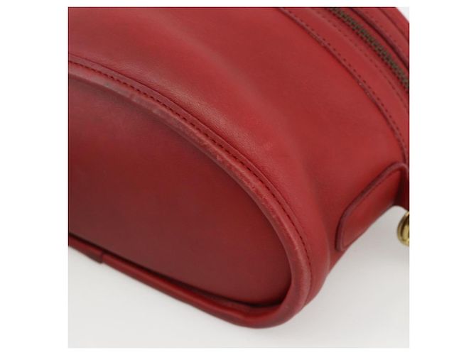 Borsa a Mano in Pelle Coach 2 in 1 Rossa Oro Auth YKZ1034 Rosso D'oro - vista 12