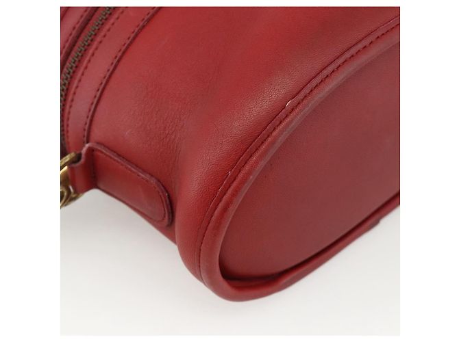 Borsa a Mano in Pelle Coach 2 in 1 Rossa Oro Auth YKZ1034 Rosso D'oro - vista 13