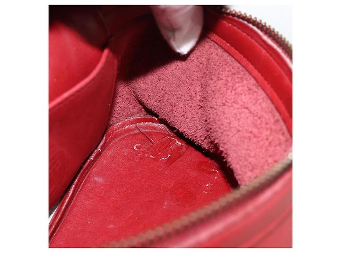 Borsa a Mano in Pelle Coach 2 in 1 Rossa Oro Auth YKZ1034 Rosso D'oro - vista 20