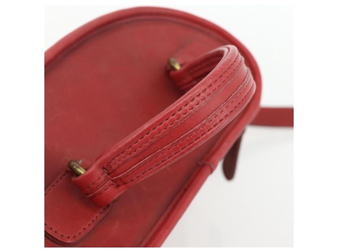 Borsa a Mano in Pelle Coach 2 in 1 Rossa Oro Auth YKZ1034 Rosso D'oro - vista 7