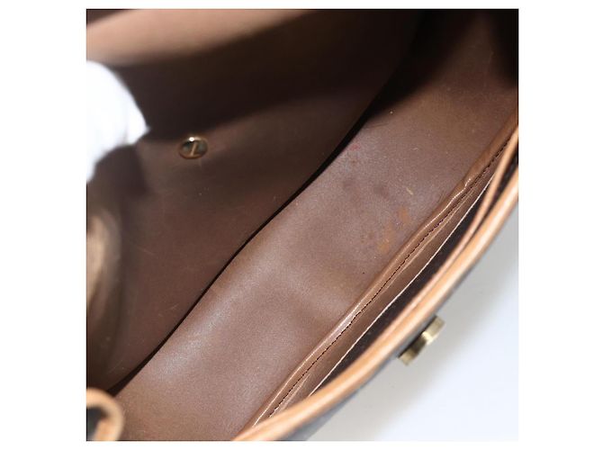 Christian Dior Schultertasche aus Waben-Canvas PVC Schwarz Gold Auth 174371 Golden - Ansicht 17