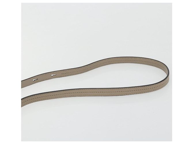 Chloé Chloe Fay Schultertasche aus Leder Wildleder Grau Gold Auth BA11981 Braun Golden - Ansicht 8