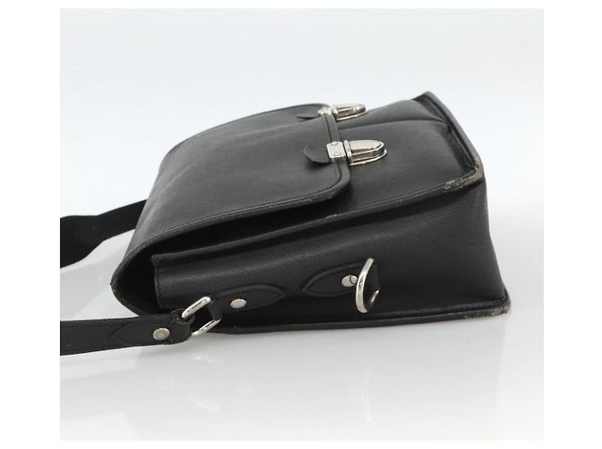 LOUIS VUITTON Borsa a Spalla Taiga Alexei Ardoise M32472 LV Auth BAZ083 Grigio - vista 3