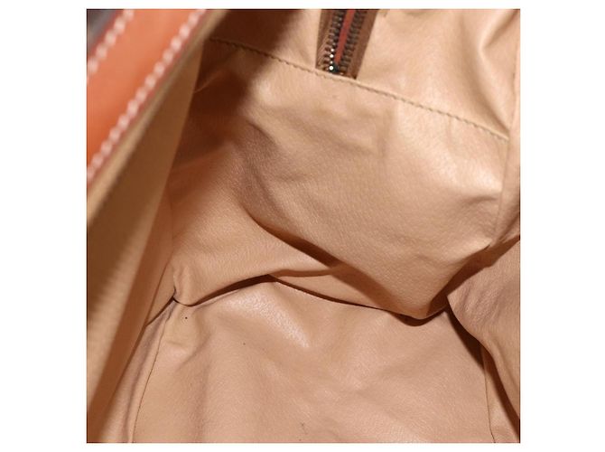 Céline Borsa a Spalla in Tela Macadam CELINE in Pelle PVC Marrone Oro Auth INZ013 D'oro - vista 18