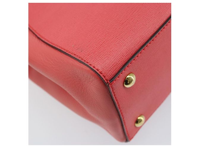 Borsa a Mano FENDI 2JOURS in Pelle 2 in 1 Rosa Oro Auth gh2010 D'oro - vista 10