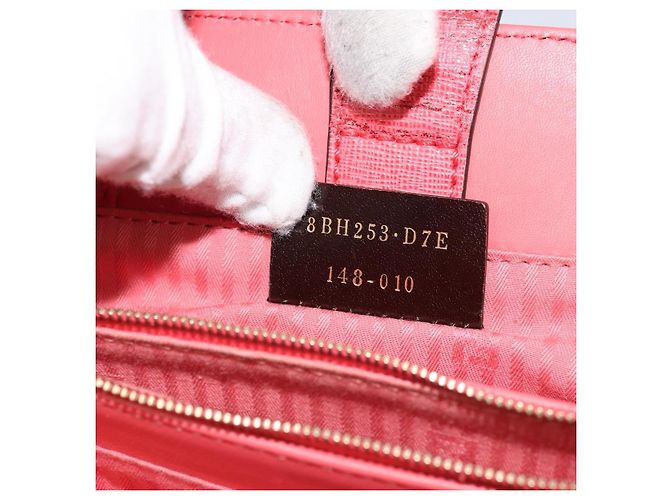 Borsa a Mano FENDI 2JOURS in Pelle 2 in 1 Rosa Oro Auth gh2010 D'oro - vista 12