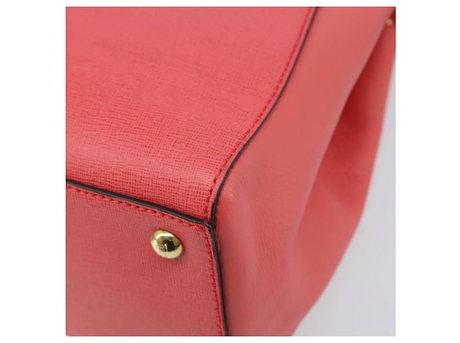 Borsa a Mano FENDI 2JOURS in Pelle 2 in 1 Rosa Oro Auth gh2010 D'oro - vista 15