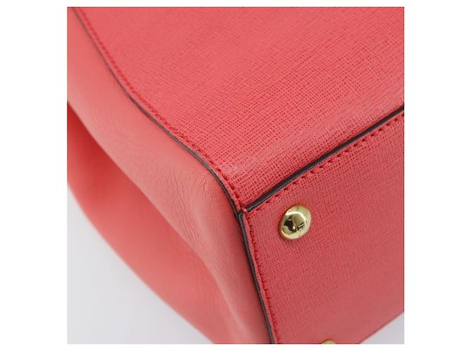 Borsa a Mano FENDI 2JOURS in Pelle 2 in 1 Rosa Oro Auth gh2010 D'oro - vista 16