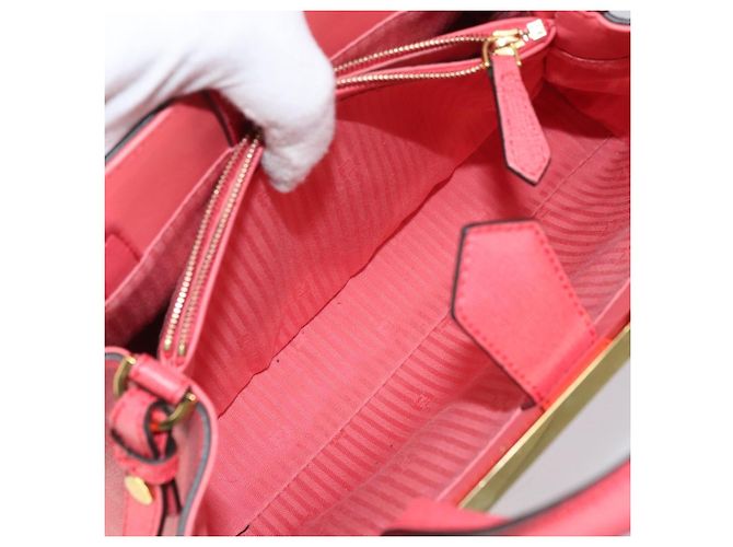 Borsa a Mano FENDI 2JOURS in Pelle 2 in 1 Rosa Oro Auth gh2010 D'oro - vista 24