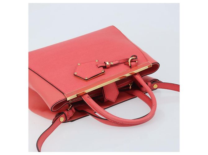 Borsa a Mano FENDI 2JOURS in Pelle 2 in 1 Rosa Oro Auth gh2010 D'oro - vista 6