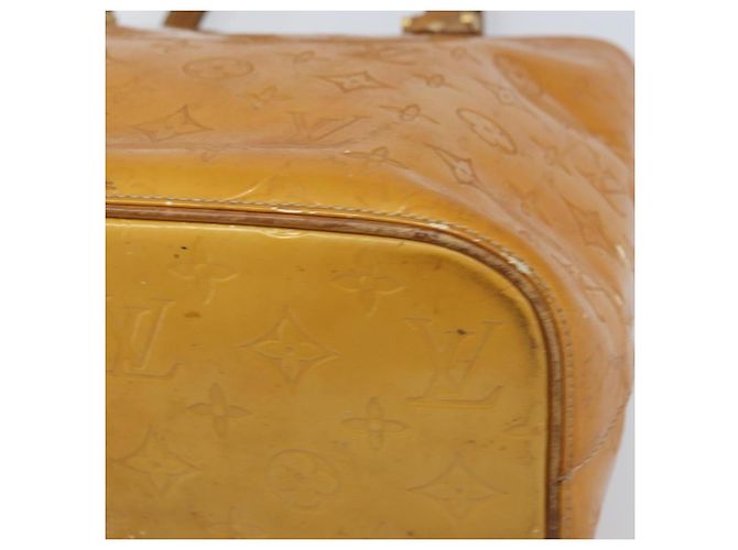 LOUIS VUITTON Handtasche Monogram Vernis Houston Beige M91004 LV Auth YKZ456 - Ansicht 14