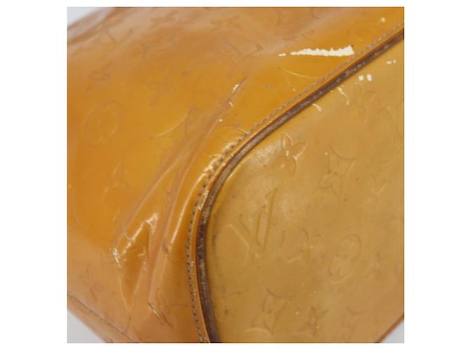 LOUIS VUITTON Handtasche Monogram Vernis Houston Beige M91004 LV Auth YKZ456 - Ansicht 15