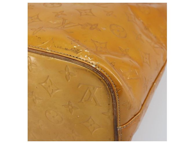 LOUIS VUITTON Handtasche Monogram Vernis Houston Beige M91004 LV Auth YKZ456 - Ansicht 16