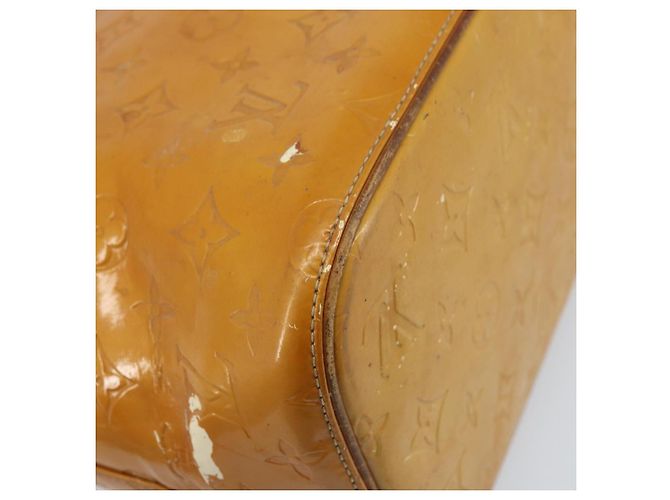 LOUIS VUITTON Handtasche Monogram Vernis Houston Beige M91004 LV Auth YKZ456 - Ansicht 17