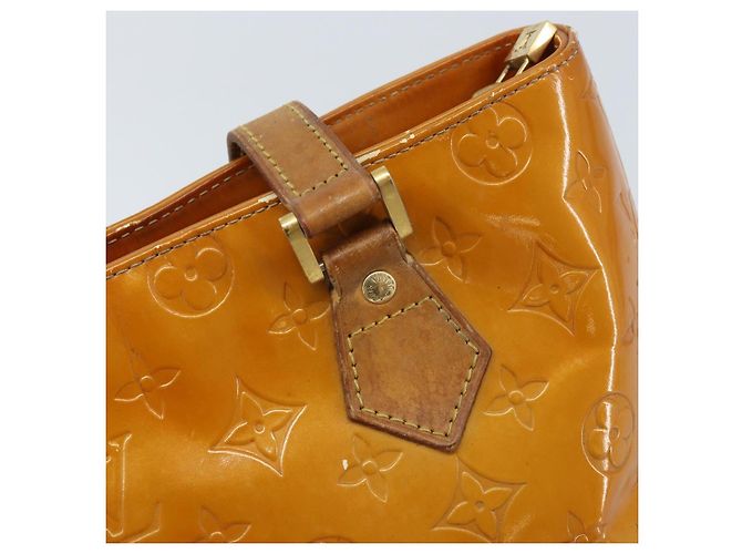 LOUIS VUITTON Handtasche Monogram Vernis Houston Beige M91004 LV Auth YKZ456 - Ansicht 18