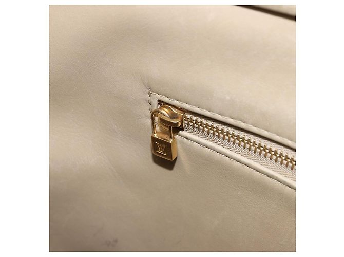 LOUIS VUITTON Handtasche Monogram Vernis Houston Beige M91004 LV Auth YKZ456 - Ansicht 23