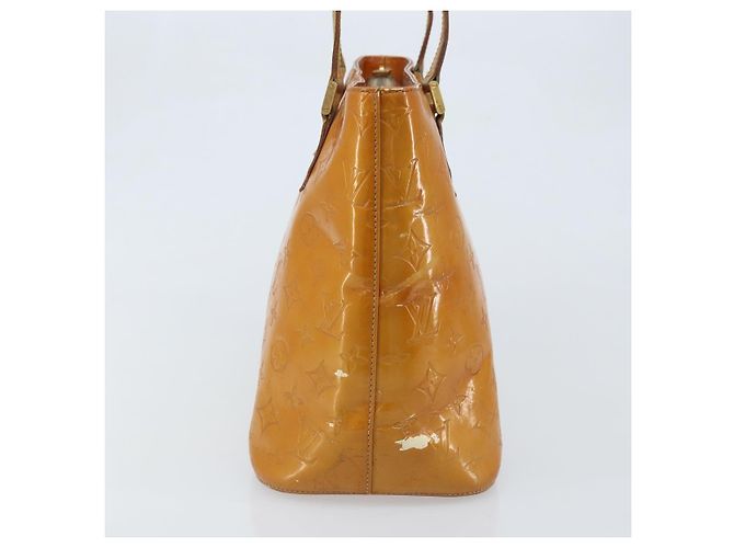 LOUIS VUITTON Handtasche Monogram Vernis Houston Beige M91004 LV Auth YKZ456 - Ansicht 4