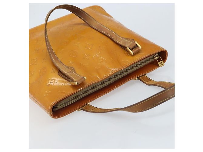 LOUIS VUITTON Handtasche Monogram Vernis Houston Beige M91004 LV Auth YKZ456 - Ansicht 6