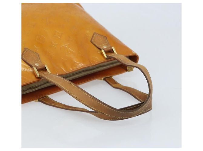 LOUIS VUITTON Handtasche Monogram Vernis Houston Beige M91004 LV Auth YKZ456 - Ansicht 7