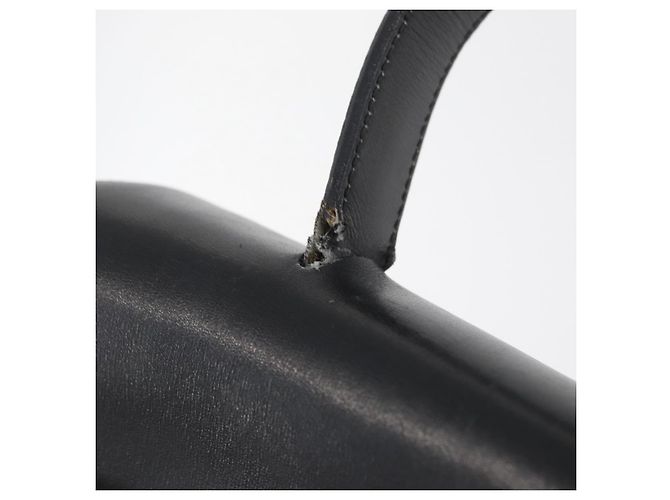 Céline Borsa a mano CELINE in pelle nera e oro Auth BAZ496 Nero D'oro - vista 10