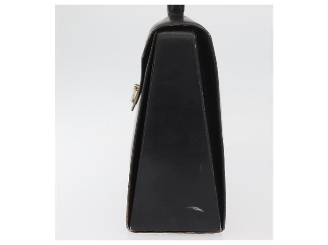 Céline Borsa a mano CELINE in pelle nera e oro Auth BAZ496 Nero D'oro - vista 4