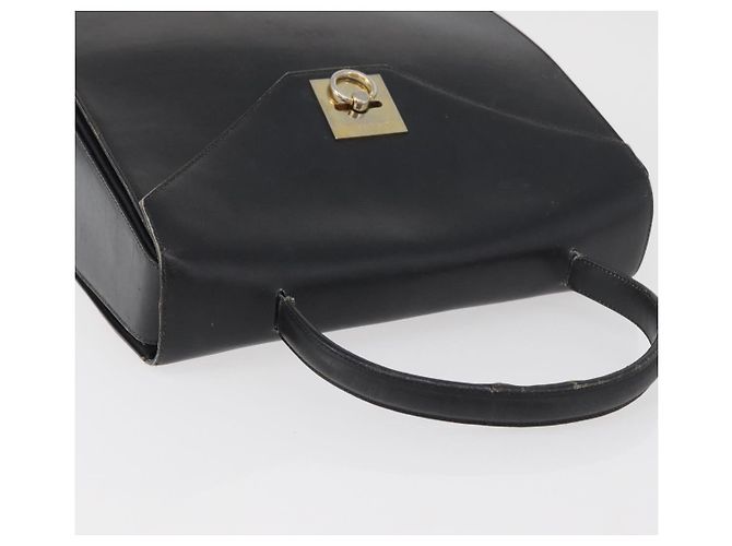 Céline Borsa a mano CELINE in pelle nera e oro Auth BAZ496 Nero D'oro - vista 6
