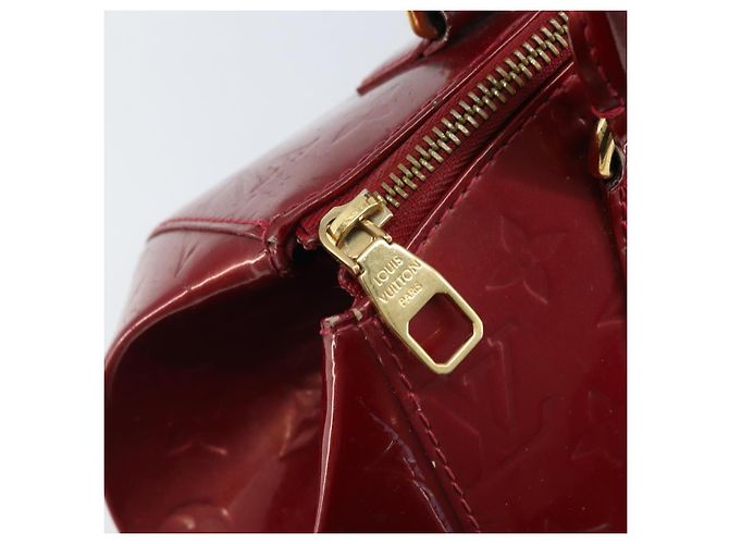 LOUIS VUITTON Borsa Sherwood PM Monogram Vernis Pomme D'amour M91494 Auth YKZ290 Rosso - vista 10