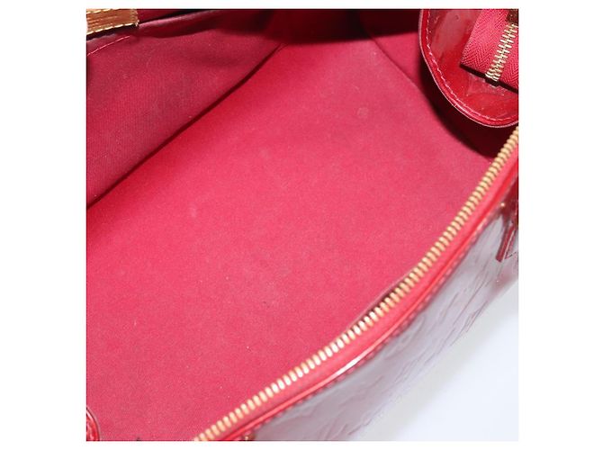 LOUIS VUITTON Borsa Sherwood PM Monogram Vernis Pomme D'amour M91494 Auth YKZ290 Rosso - vista 11