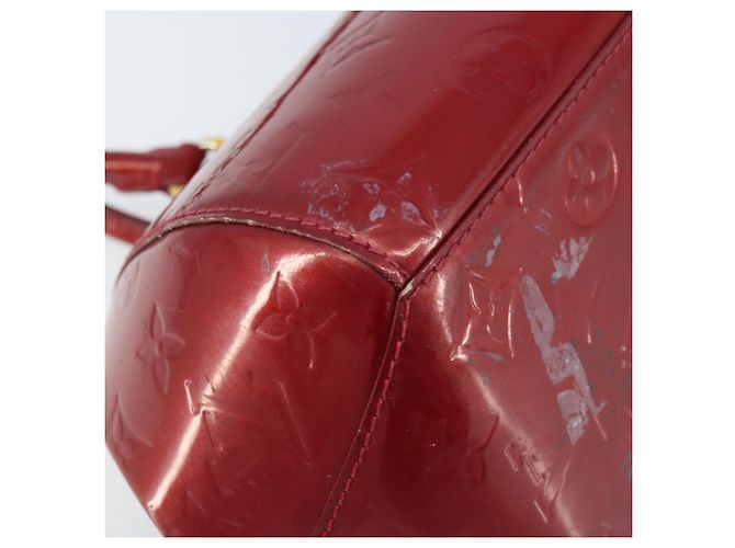 LOUIS VUITTON Borsa Sherwood PM Monogram Vernis Pomme D'amour M91494 Auth YKZ290 Rosso - vista 16