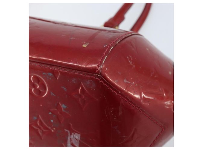 LOUIS VUITTON Borsa Sherwood PM Monogram Vernis Pomme D'amour M91494 Auth YKZ290 Rosso - vista 17
