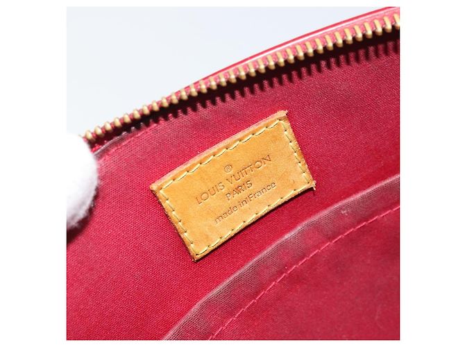LOUIS VUITTON Borsa Sherwood PM Monogram Vernis Pomme D'amour M91494 Auth YKZ290 Rosso - vista 19