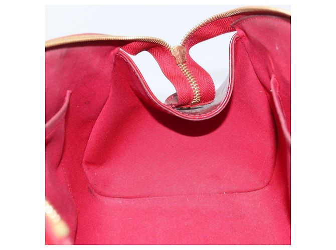 LOUIS VUITTON Borsa Sherwood PM Monogram Vernis Pomme D'amour M91494 Auth YKZ290 Rosso - vista 20