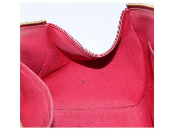 LOUIS VUITTON Borsa Sherwood PM Monogram Vernis Pomme D'amour M91494 Auth YKZ290 Rosso - vista 21