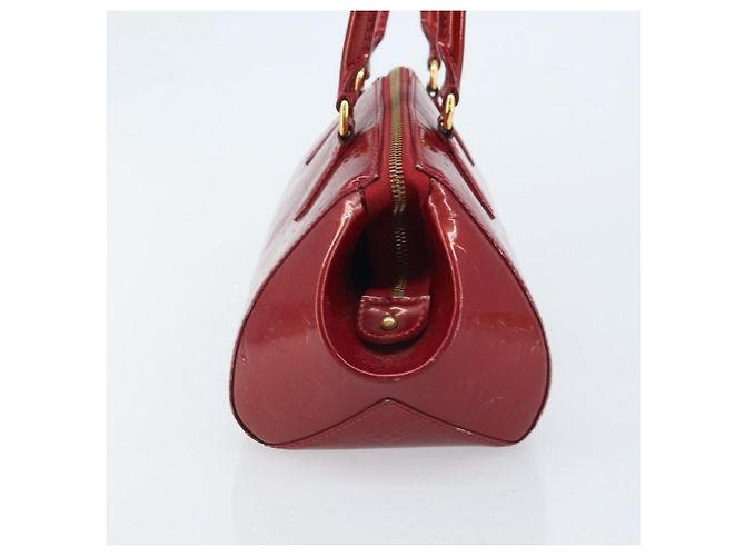 LOUIS VUITTON Borsa Sherwood PM Monogram Vernis Pomme D'amour M91494 Auth YKZ290 Rosso - vista 4