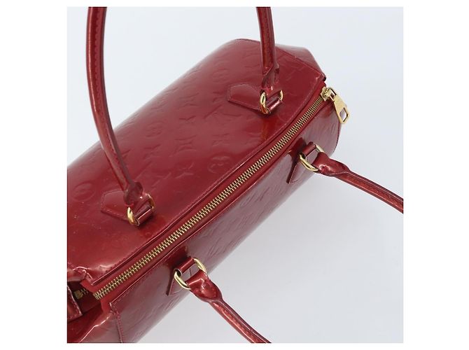 LOUIS VUITTON Borsa Sherwood PM Monogram Vernis Pomme D'amour M91494 Auth YKZ290 Rosso - vista 6
