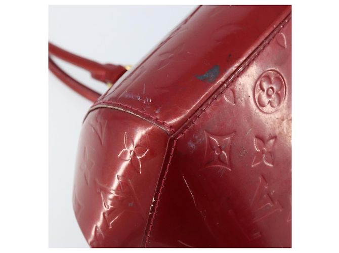 LOUIS VUITTON Borsa Sherwood PM Monogram Vernis Pomme D'amour M91494 Auth YKZ290 Rosso - vista 8