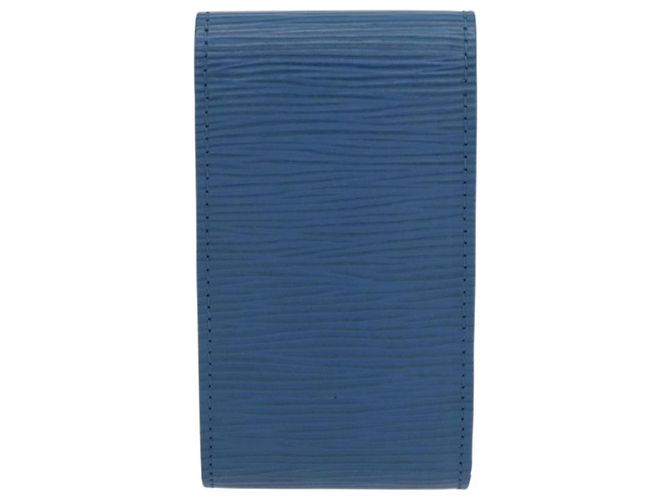 Estojo para cigarros Epi Louis Vuitton Azul LV Auth YKZ925A - vista 2