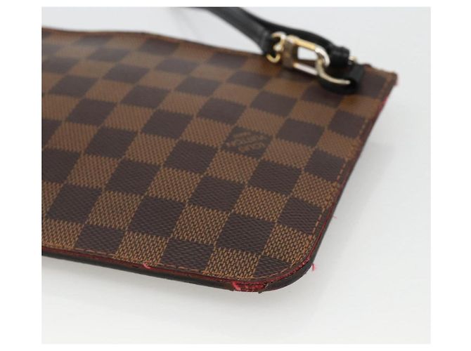 LOUIS VUITTON Bolsa Neverfull MM Damier Ebene Auth YKZ1628A - vista 15