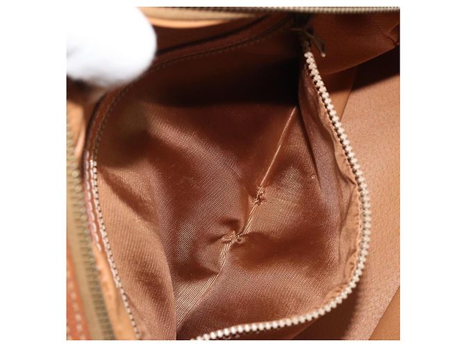 Céline Borsa a mano in tela Macadam CELINE in pelle PVC marrone oro Auth YKZ1476A D'oro - vista 21