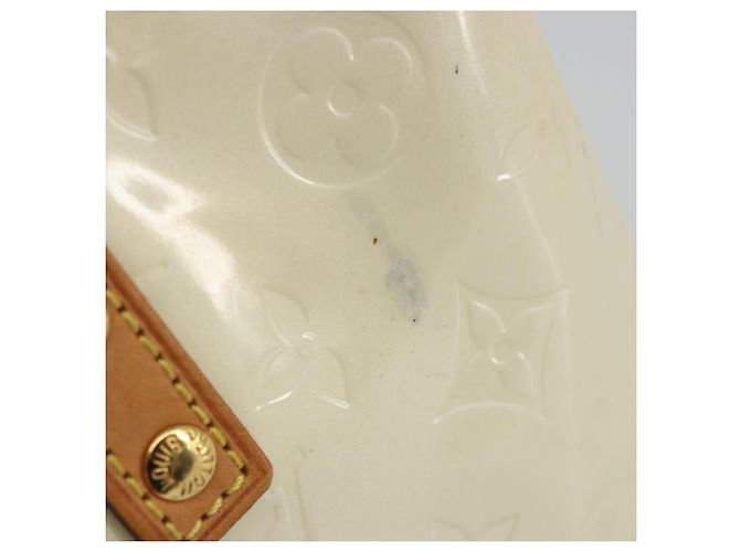 LOUIS VUITTON Borsa a Mano Monogram Vernis Reade PM Perle M91336 LV Auth 172337 - vista 10
