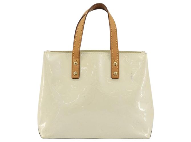 LOUIS VUITTON Borsa a Mano Monogram Vernis Reade PM Perle M91336 LV Auth 172337 - vista 13