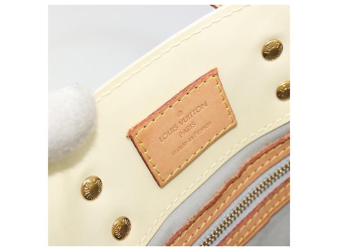 LOUIS VUITTON Borsa a Mano Monogram Vernis Reade PM Perle M91336 LV Auth 172337 - vista 18