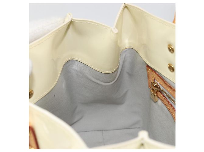 LOUIS VUITTON Borsa a Mano Monogram Vernis Reade PM Perle M91336 LV Auth 172337 - vista 20