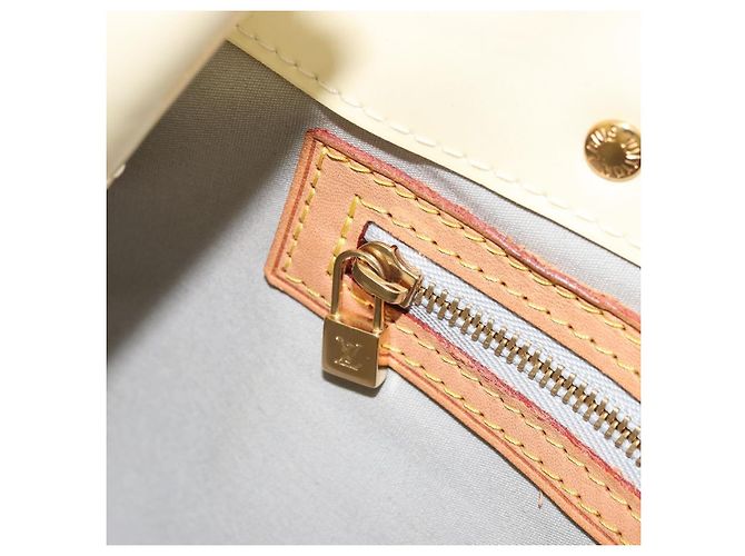 LOUIS VUITTON Borsa a Mano Monogram Vernis Reade PM Perle M91336 LV Auth 172337 - vista 21
