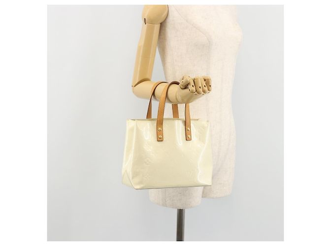 LOUIS VUITTON Borsa a Mano Monogram Vernis Reade PM Perle M91336 LV Auth 172337 - vista 23