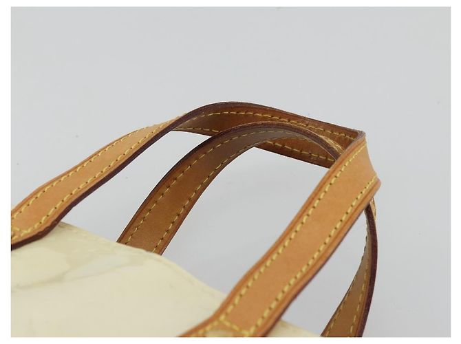 LOUIS VUITTON Borsa a Mano Monogram Vernis Reade PM Perle M91336 LV Auth 172337 - vista 8