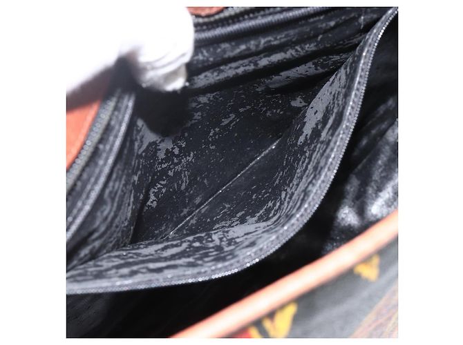 Salvatore Ferragamo Schultertasche aus PVC-Leder Braun Gold Auth bs34213 Golden - Ansicht 21