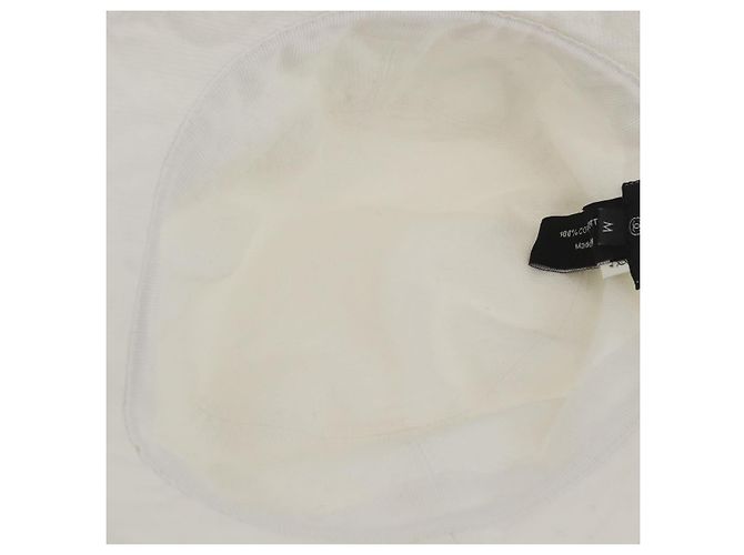 CHANEL COCO Cappello Mark Pile Bianco CC Auth YKZ968A - view 10